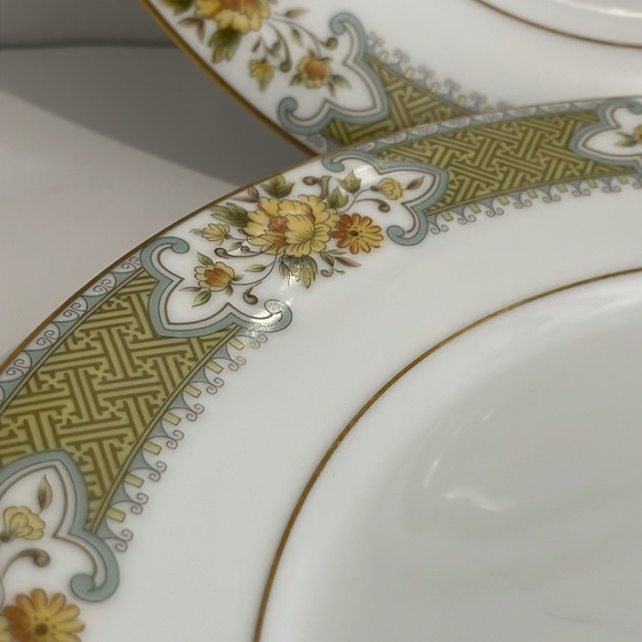 Noritake Autumn Rose Nitto Ware 2007 Dinner Plates X3 Replacement China - Picture 5 of 7